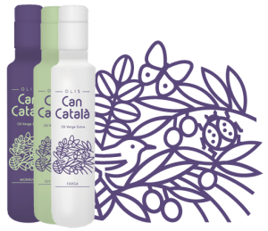 Olis Can Catala Logo Botella oli oliva verge extra