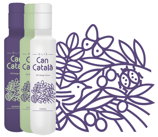 Olis Can Catala Logo Botella oli oliva verge extra